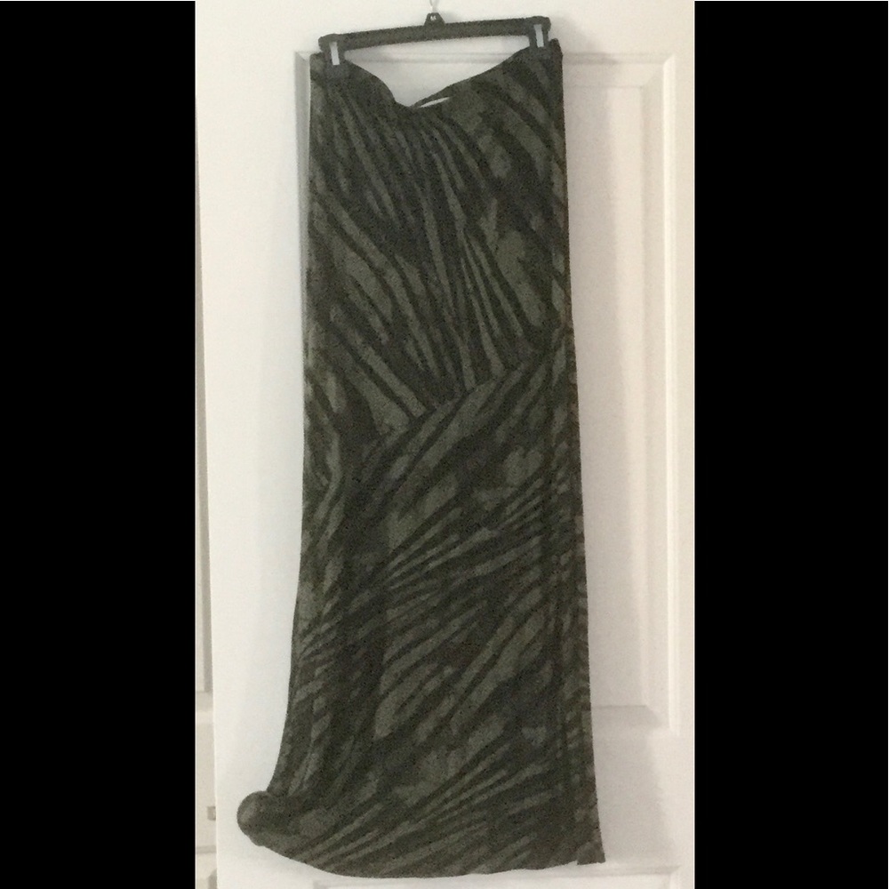 Matty M Animal Print Skirt